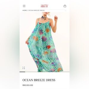 NWT Aratta Ocean Breeze Dress Sz Small